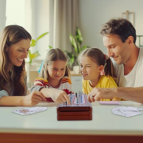 Cribbage Board - Wooden 3-Track