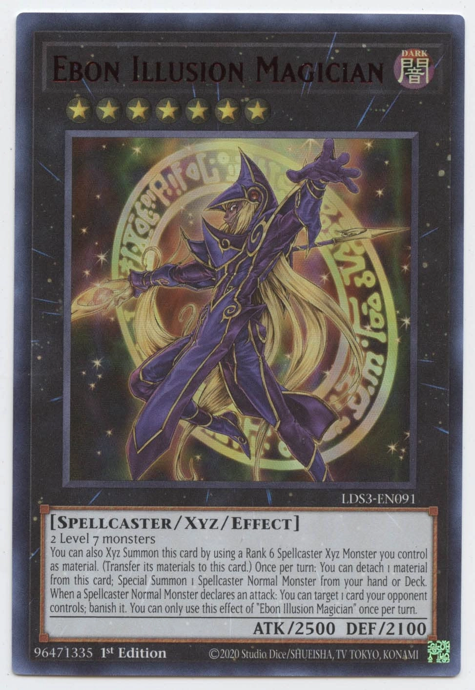Yu-Gi-Oh! Ebon Illusion Magician LDS3-EN091
