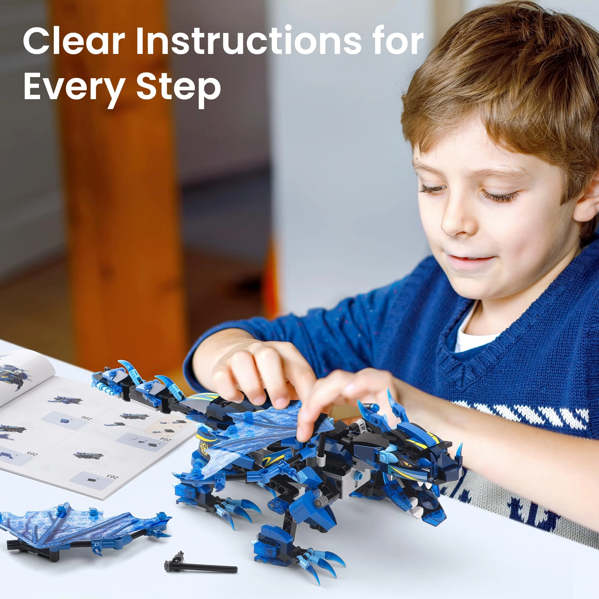 dragon building kit - 549 pcs