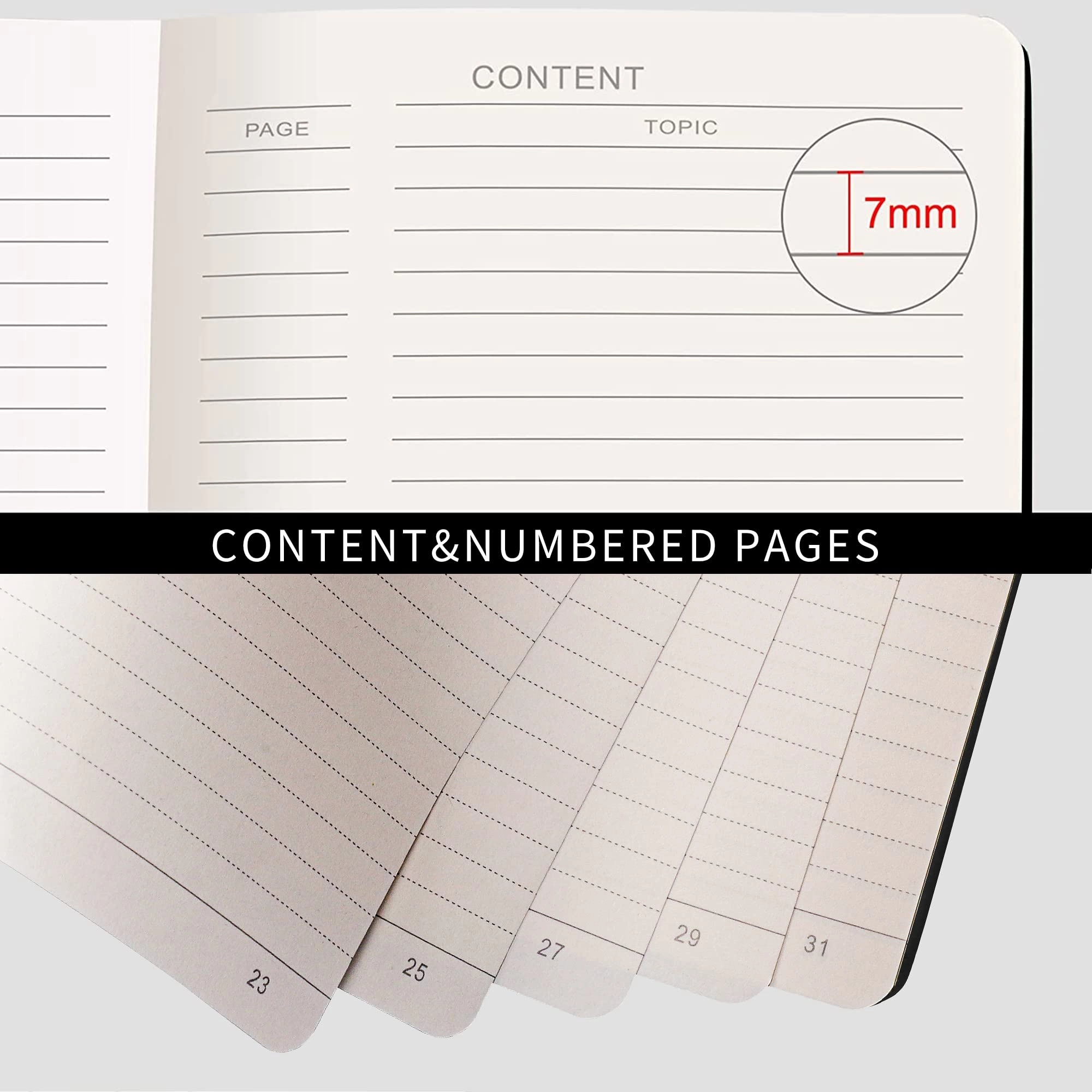 Lined Journal Notebook A5 Hardcover - Lined 320 Pages