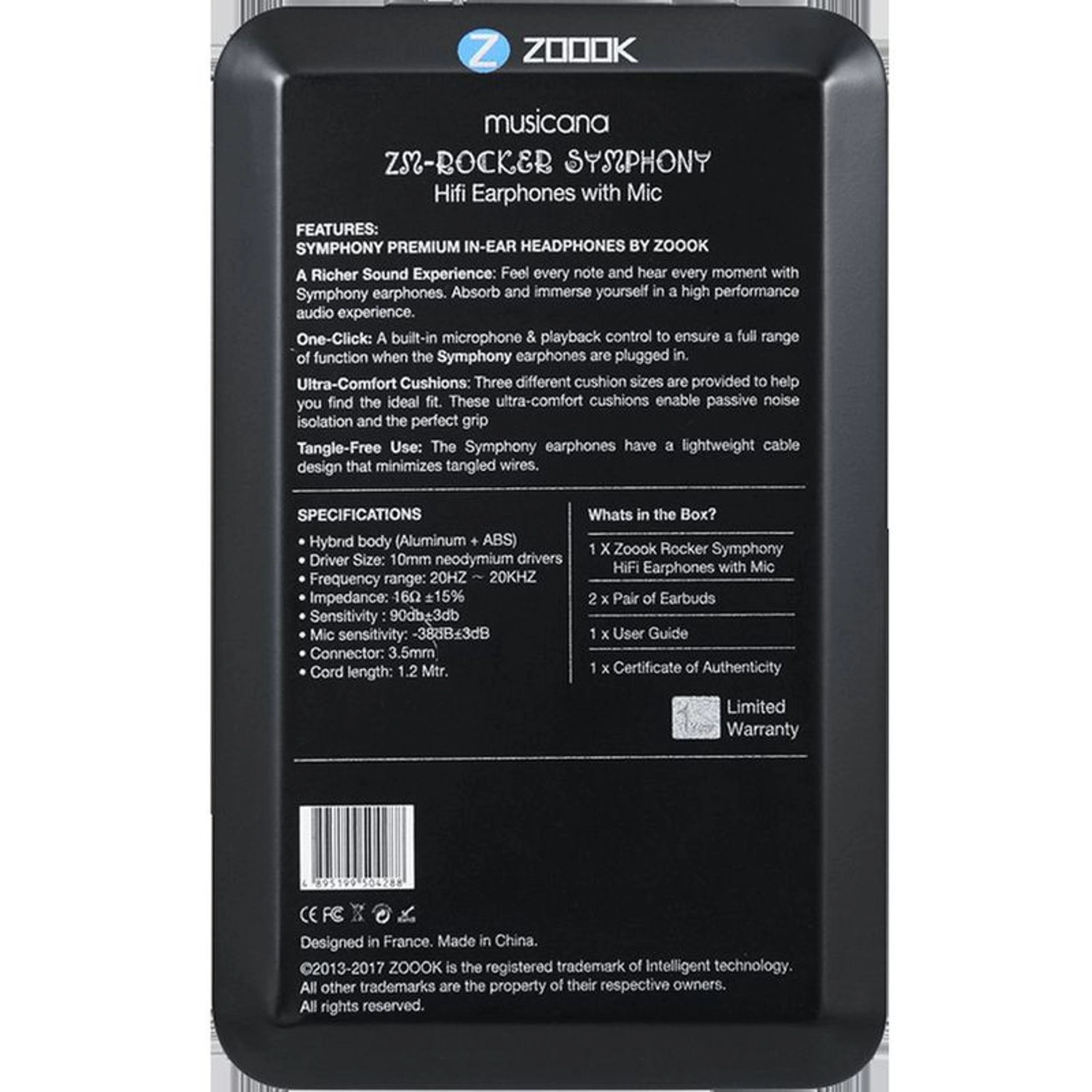 ZM-ROCKER SYMPHONY Wired Headset