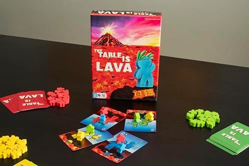 The Table is Lava - Dexterity Card Game