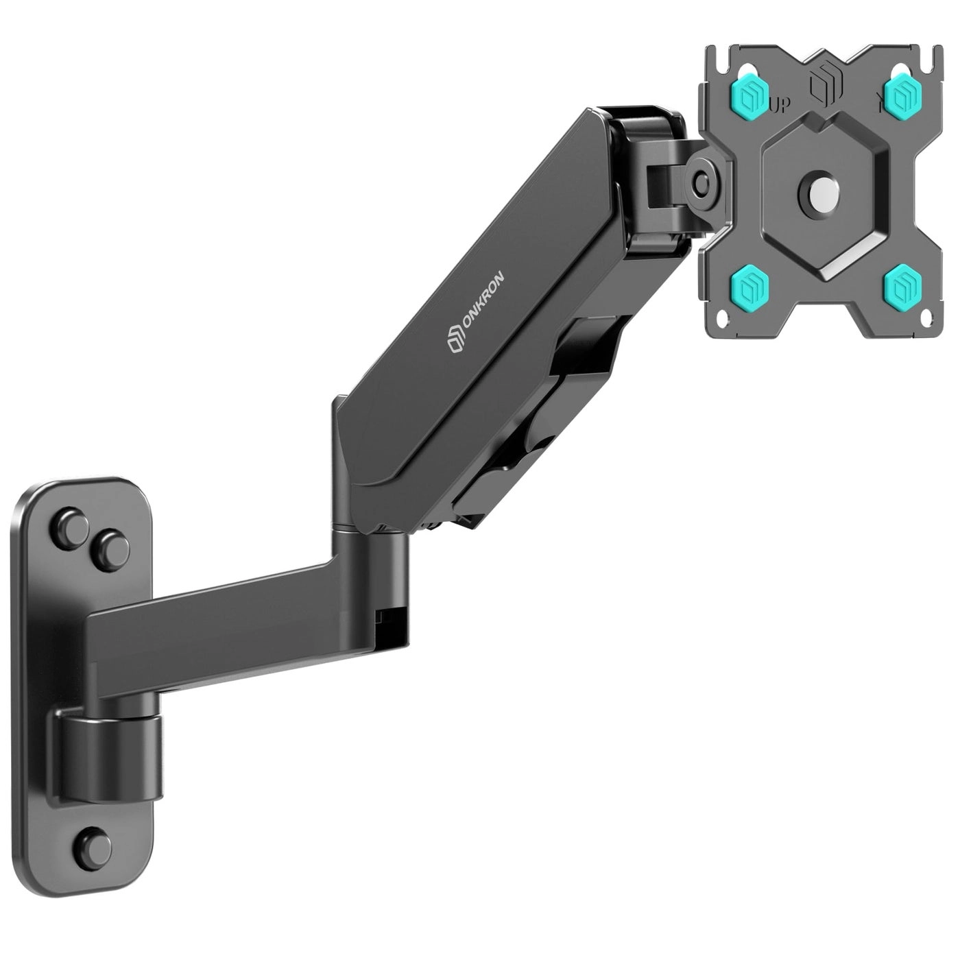 ONKRON Wall Monitor Arm - Single 13-34 Inch 75x75 & 100x100 VESA