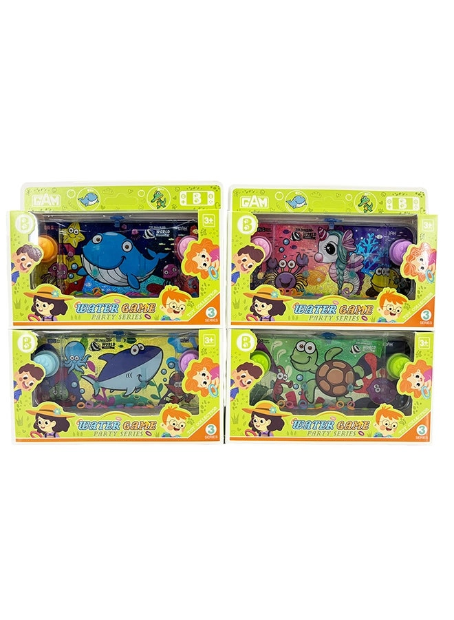 Handheld Water Ring Toss Game - Assorted Underwater Themes 1 Random Piece