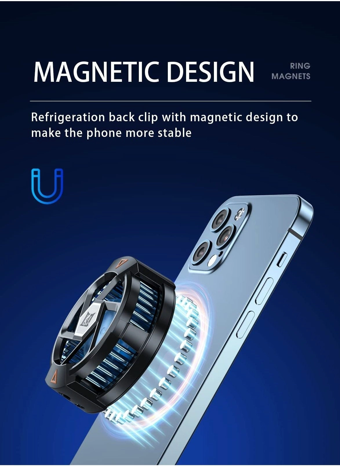 Phone Cooler - Semiconductor Cooling MagSafe Compatible