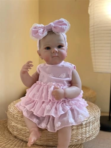 Reborn Baby Doll - 18 inch Full silicone Girl Ages 3+