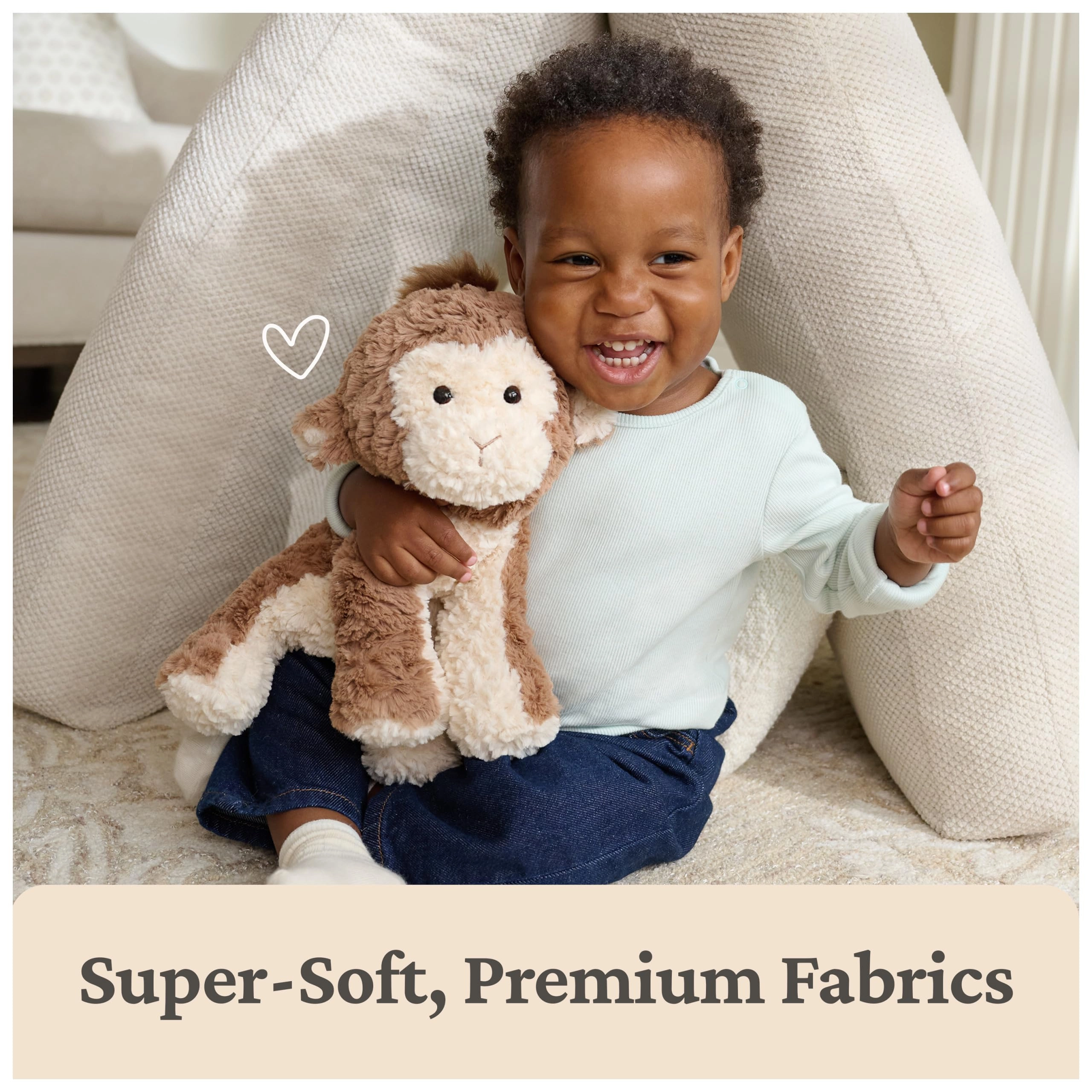 Cozys Collection Monkey - 10" Brown Plush