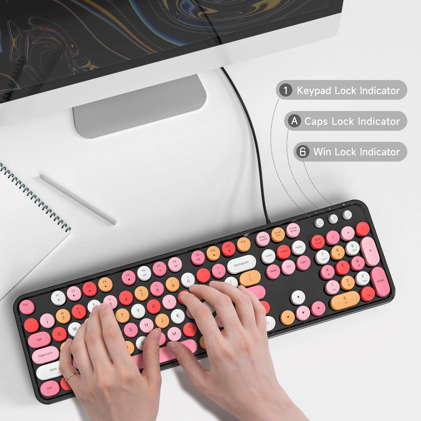 Large Print Backlit Keyboard - Wired