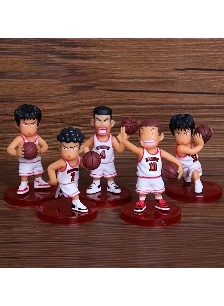 Cartoon Anime Figures - 5 Pieces Set