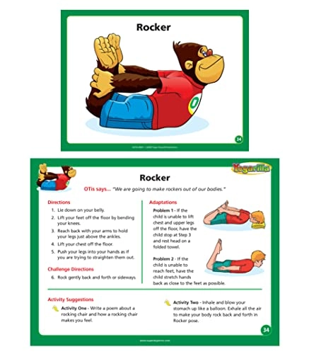 Yogarilla Exercises and Activities - 3 years and up 100 pieces