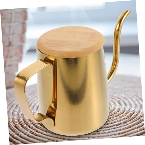 Manual Kettle - Gooseneck Stainless Steel Golden