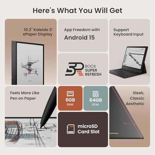 Note Air5 C - 10.3-inch 64GB + Case + Pen2 Pro + Extra Pen Tips