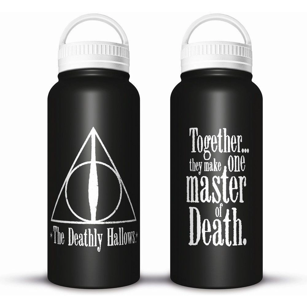 PYRAMID POSTERS Harry Potter - Deathly Hallows Metal Flask - 26.5 x 9 x 9 cm