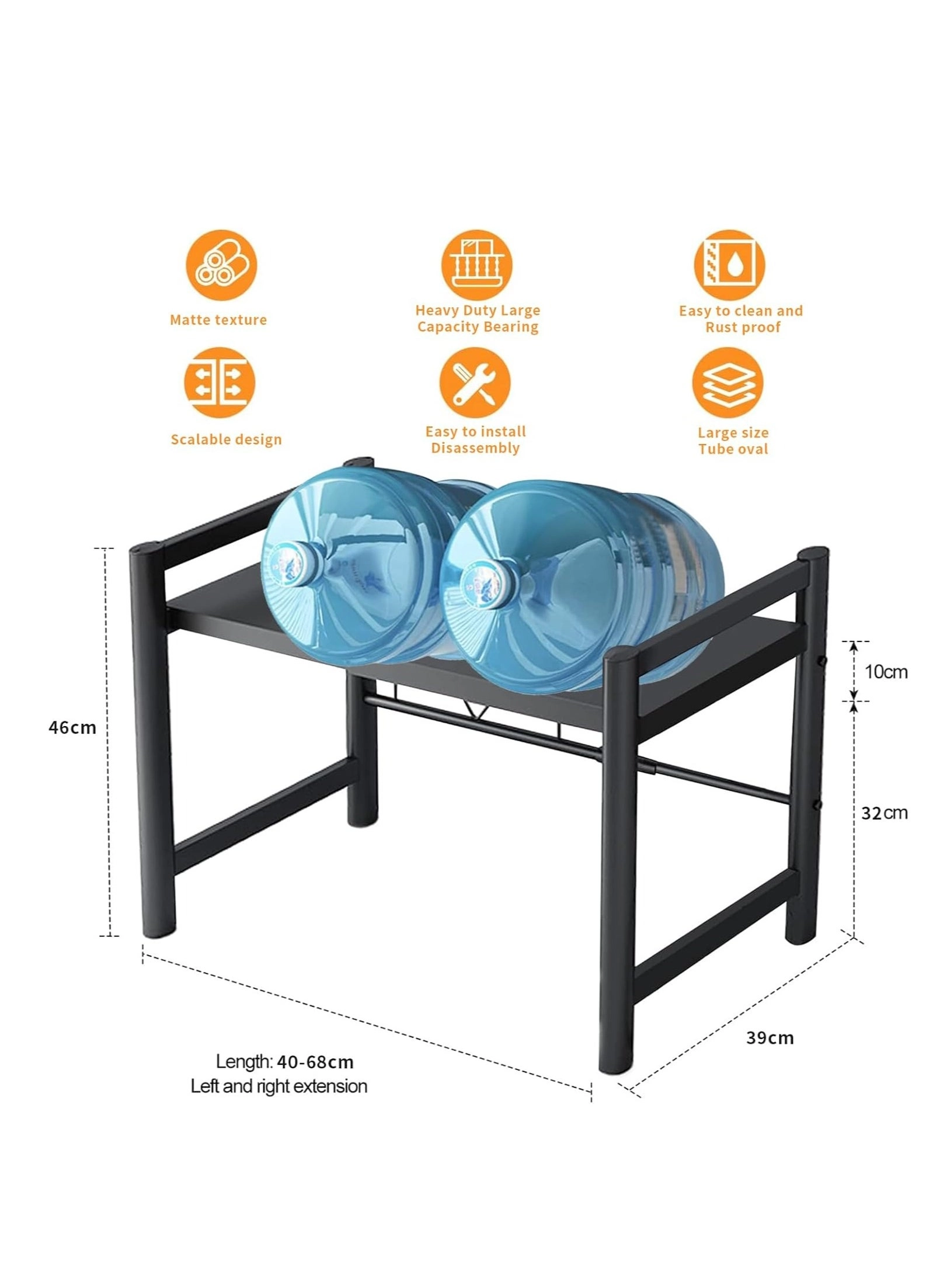 2-Tier Expandable Over the Microwave Oven Rack