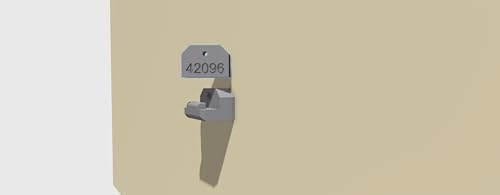 Wall Mount Compatible for Lego - Made in France Plastic