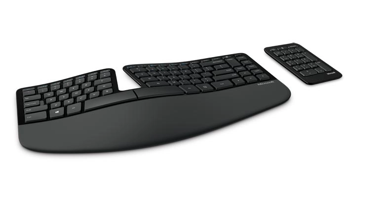 Microsoft (Renewed) Ergonomic Office Keyboard - Wireless