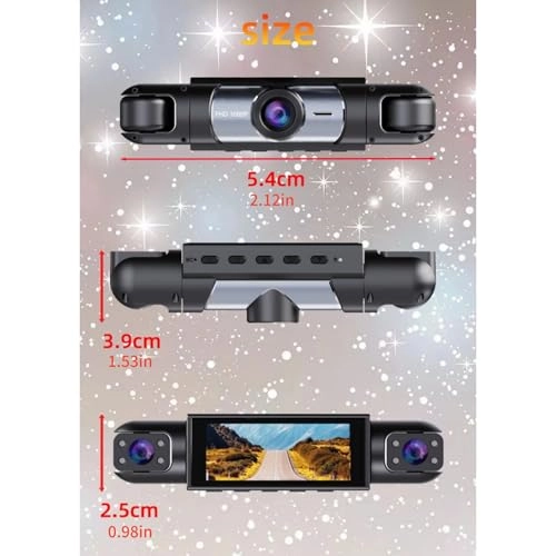 360° Dash Cam - 1080P