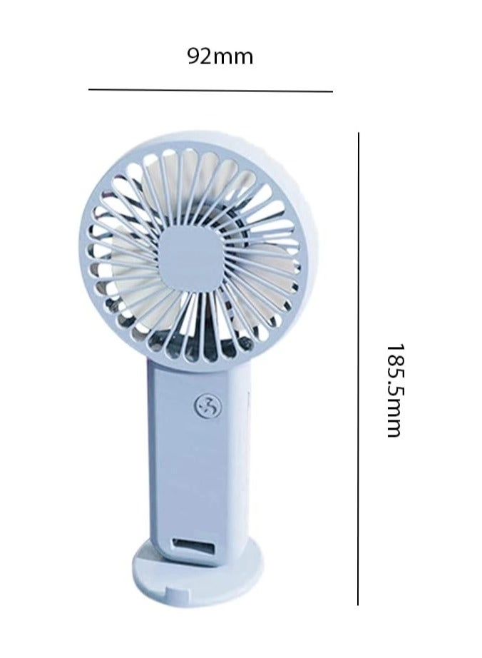 Personal Handheld Fan - Instant Cooling Rechargeable 3 Speed