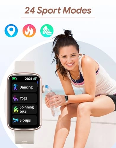 Fitness Tracker - 1.47" IP68 Waterproof Heart Rate Monitor