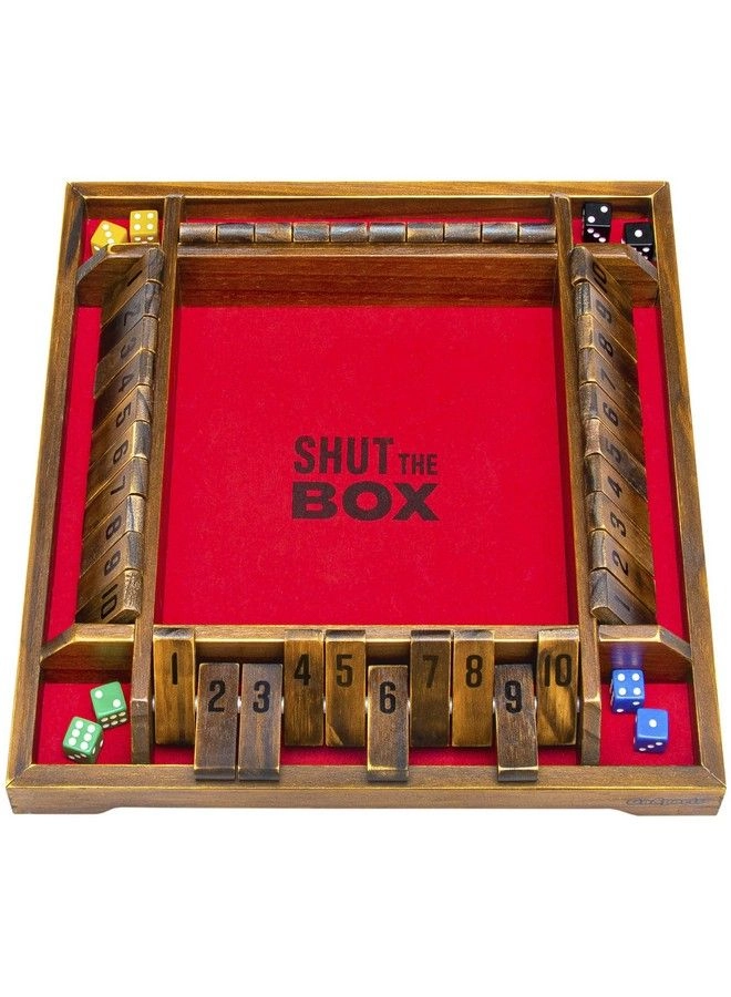 Shut the Box - Premium Wooden 4 Player