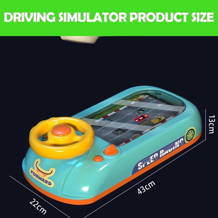 Racing Adventure Car Steering Wheel Toy - 4-6 years