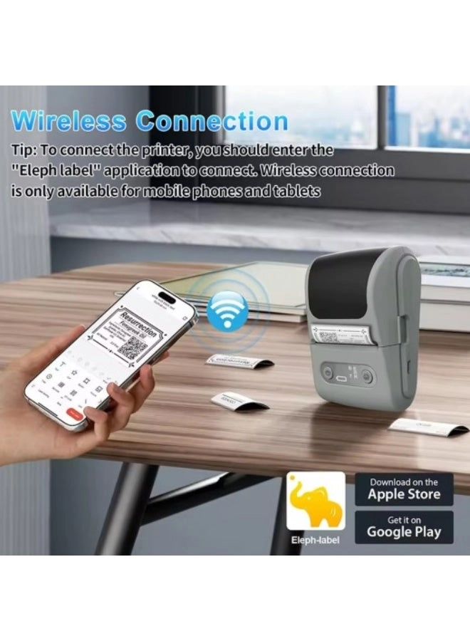 Wireless Portable Label Maker Machine - Thermal Printing 57mm