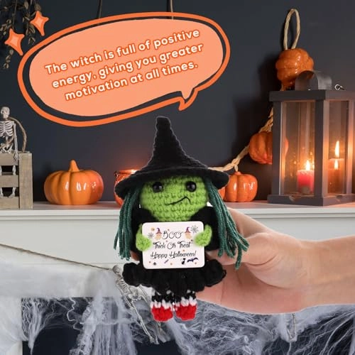 Halloween Crochet Witch - 7.49 x 13 x 4.98 cm 1