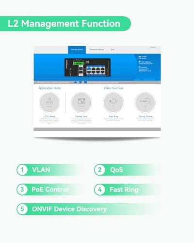 POE-SW708GM-DC12V 8-ports