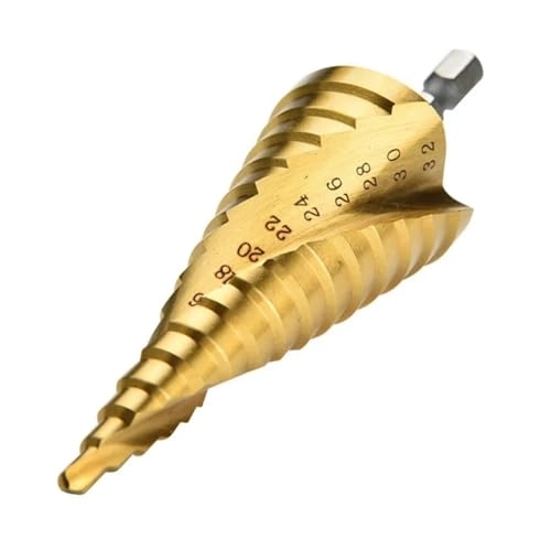 Cobalt Cone Step Drill Bit - Cobalt 1 Piece 3-12/3-14/4-12/4-20/4-22/4-25/4-32/5-21/5-27/6-24mm