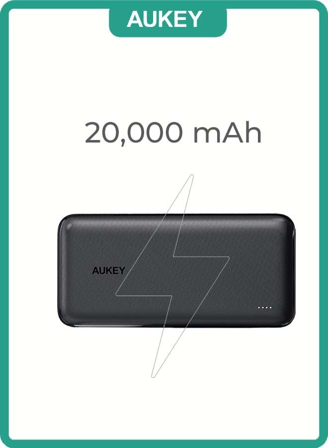 AUKEY PB-N74S-BK - 20000 mAh 22.5 Watt 2 1