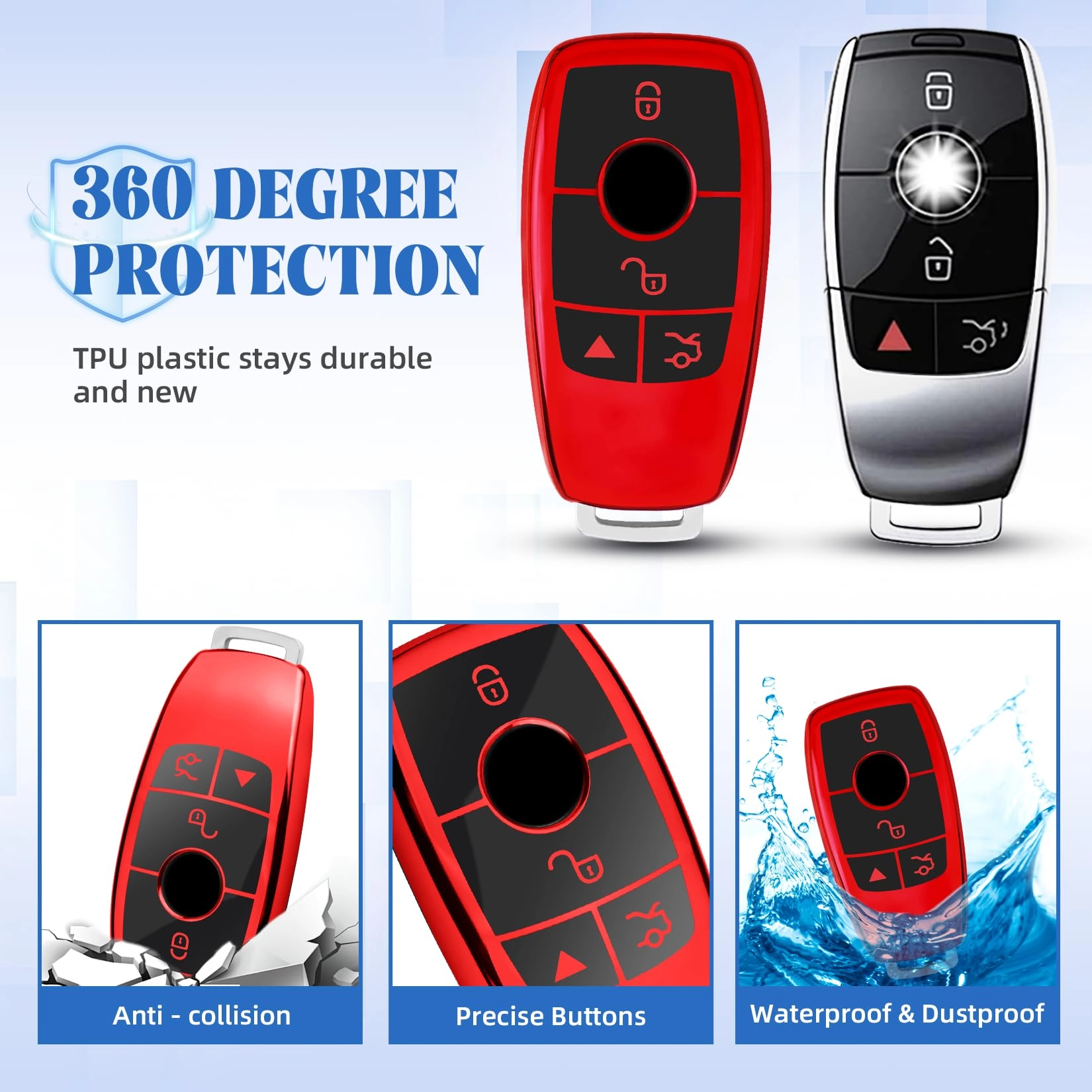 Key Fob Cover - E-Class S-Class A-Class C-Class G-Class