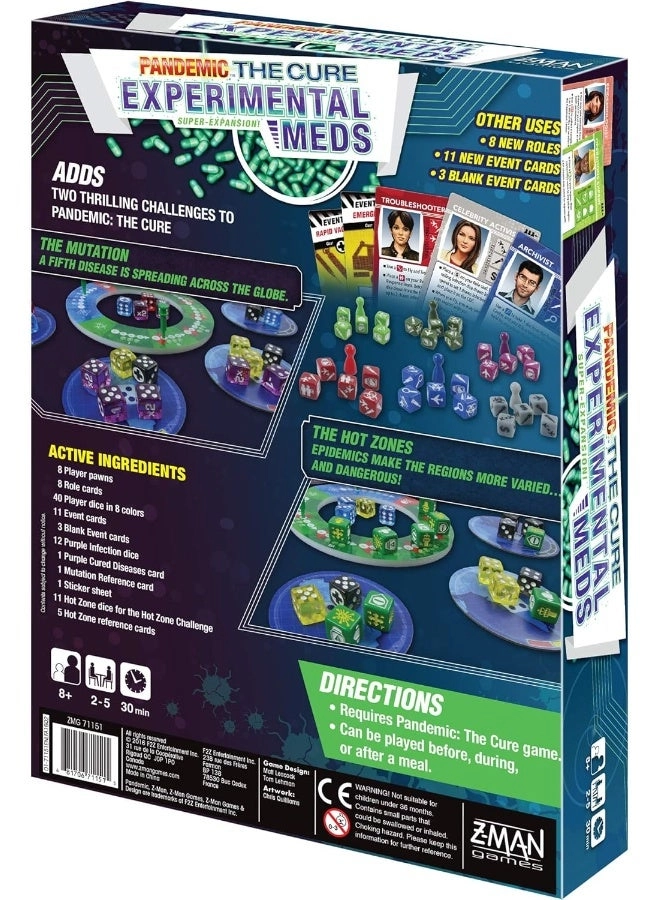 Pandemic: The Cure - Experimental Meds