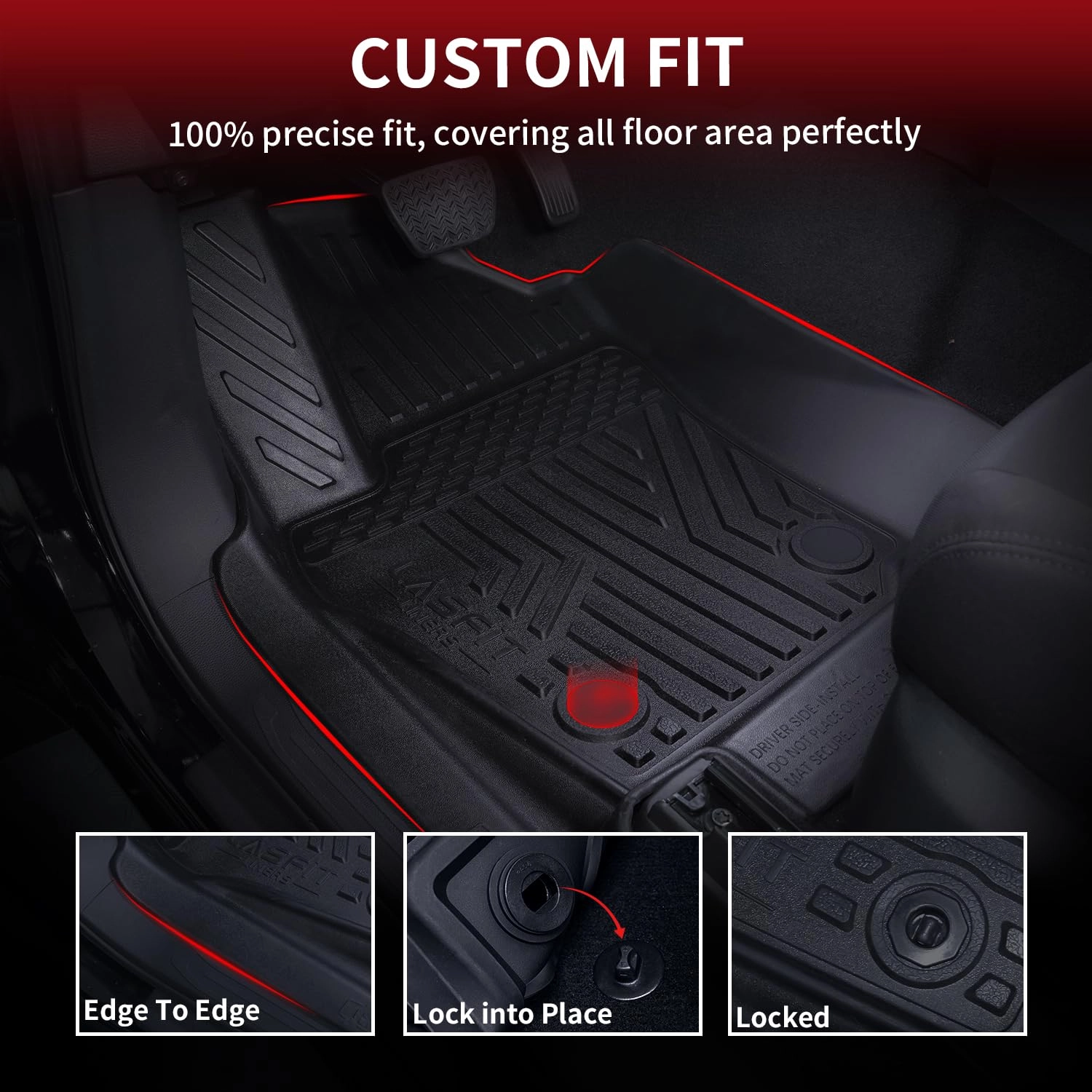 Floor Mats&Cargo&Seatback Mats - Toyota 4Runner 2013-2024 1st & 2nd Row Full Set