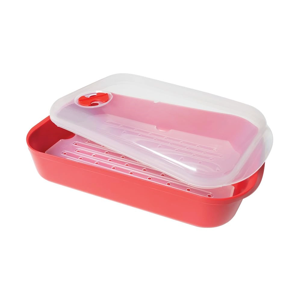 Nordic Ware Steam Cooker - Red BPA-free