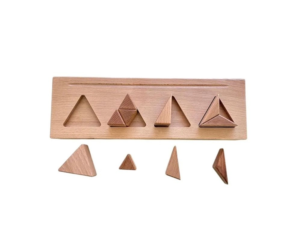 Fraction Board Triangle - Suitable for 3 years and above 11 pieces