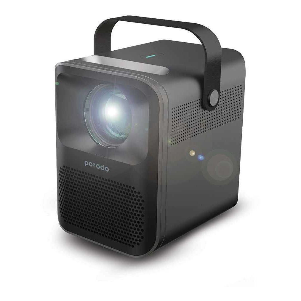 Porodo Lifestyle Full HD Portable Projector Full HD Wireless Mirroring Upto 100 inch Display