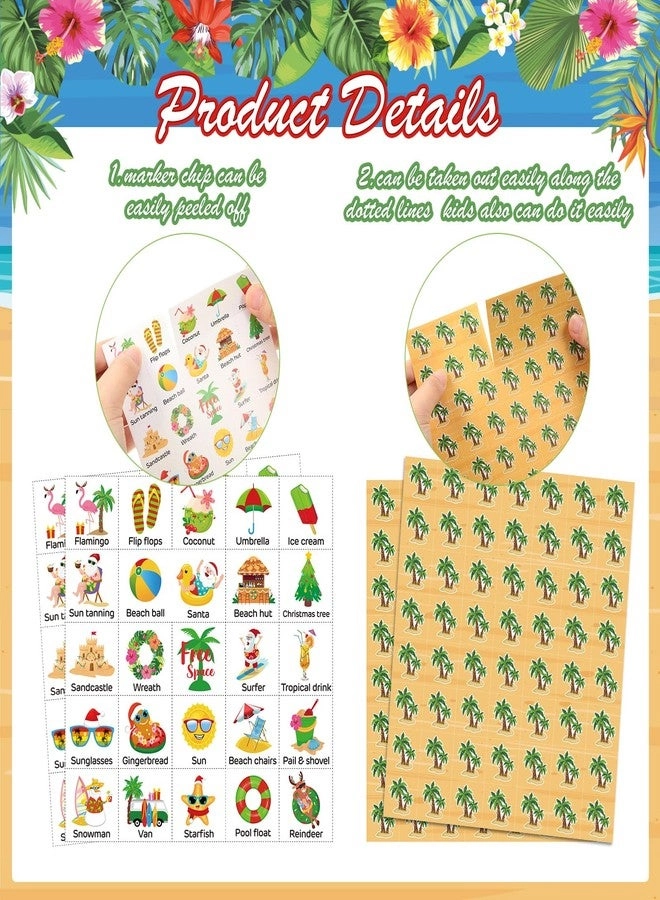 Hawaiian Christmas Bingo - 35 Pcs