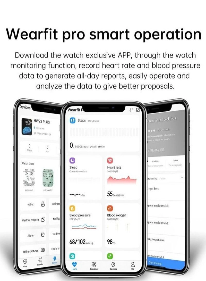 HW22 Pro Max 45mm metal alloy