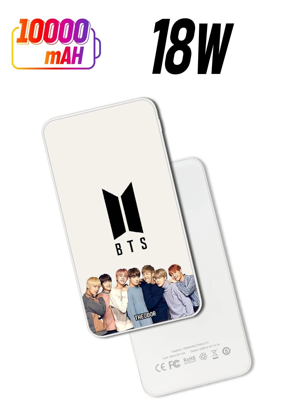 Theodor EX_PPBA056 - 10000mAh 18W