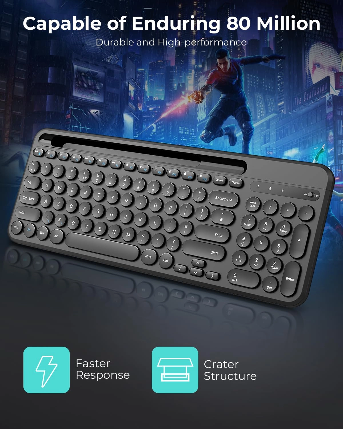 Wireless Keyboard Mouse Combo - UK Wireless
