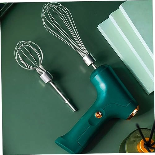 Electric Egg Beater Handheld Mixer - Green 1200 mAh