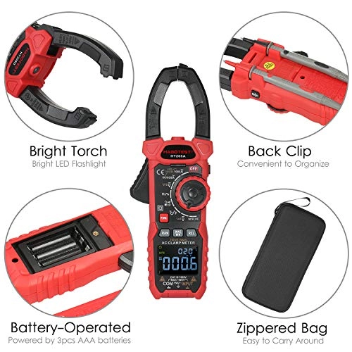 AC/DC Digital Clamp Meter - CAT III 1000V 40mm