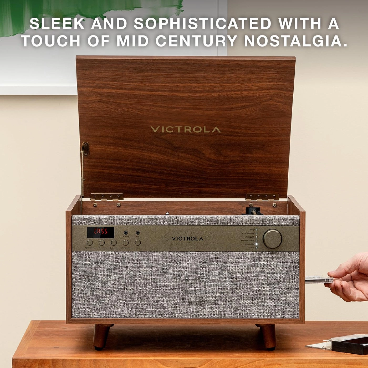 Century Signature 6-In-1 Bluetooth Turntable - Belt Drive