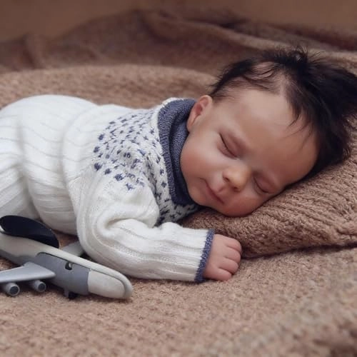 Reborn Baby Doll - 18 inch Silicone Boy and Girl Ages 3+ Bundle