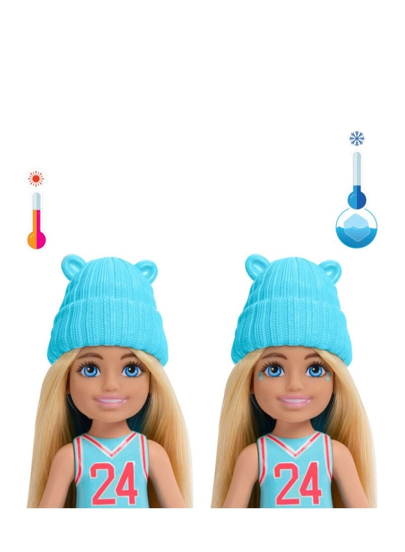 Barbie Color Reveal Sporty Series Chelsea - 6 Surprises Multicolor Ages 5+