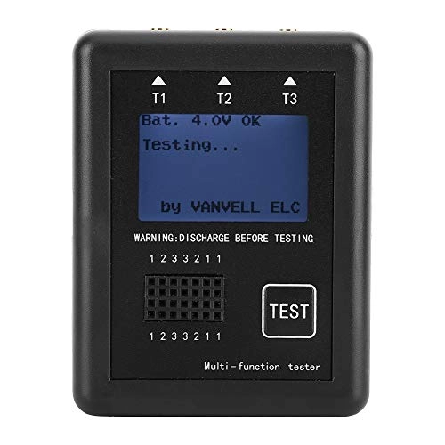 Transistor Tester - Large screen LCD Built-in 3.7V Lithium Battery