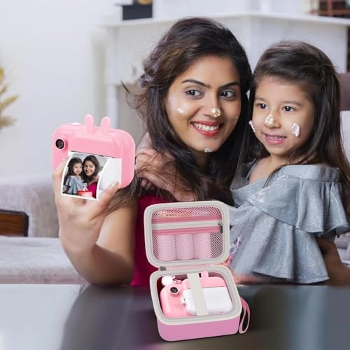 Bag - 5.5 x 5.1 x 3.1 inches suitable for ESOXOFFORE for Dylanto for Prograce for GKTZ for YEEHAO for LETSHAHA for ENERHAMP/ for Anchioo/ for YETCN/ for Amzelas/ for WEEFUN/ for MEETRYE/ for USHINING/ for Mafiti/ for Bestoonemultiple instant camera for digital camera for girls camera