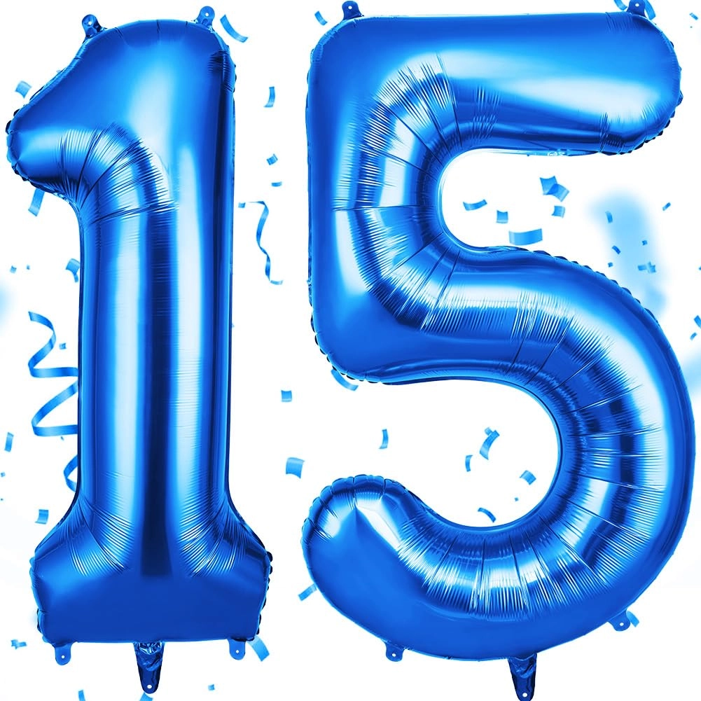 OFFCUP Number 15 Balloon - 2 piece(s) Birthday