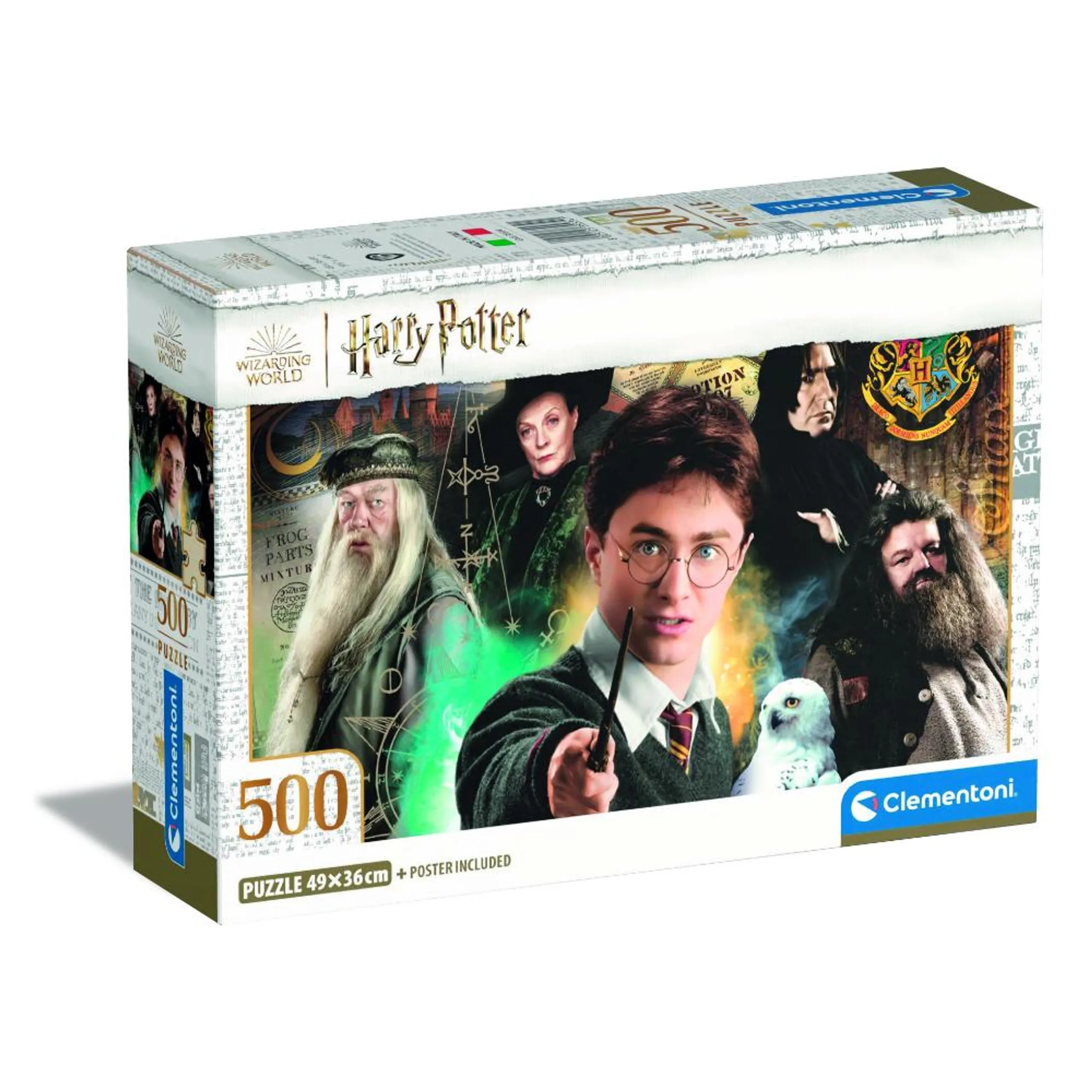Clementoni Harry Potter Puzzle And Poster (ALGT-35534) - 500 pcs