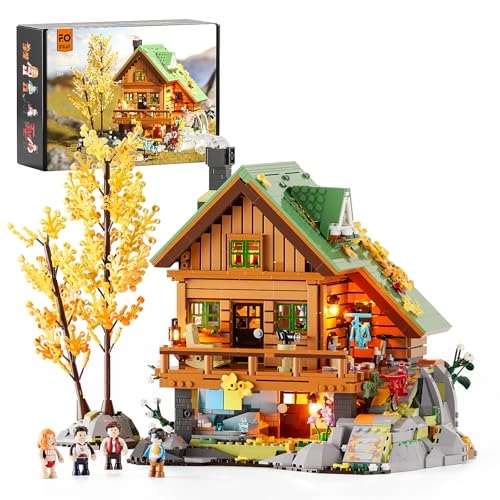 FUNWHOLE Mountain-Cabin House - 2255 pcs